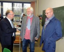 Diskussionsrunde Dr. Haseloff, Herr Zörner und Dr. Wiegand
